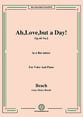 Ah, Love, but a Day!, Op.44 No.2, in a flat minor Vocal Solo & Collections sheet music cover